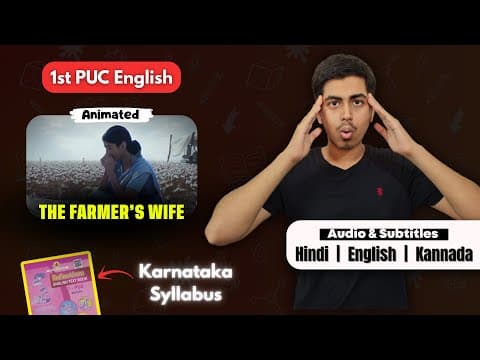The Farmer's Wife Summary | 1st PUC English