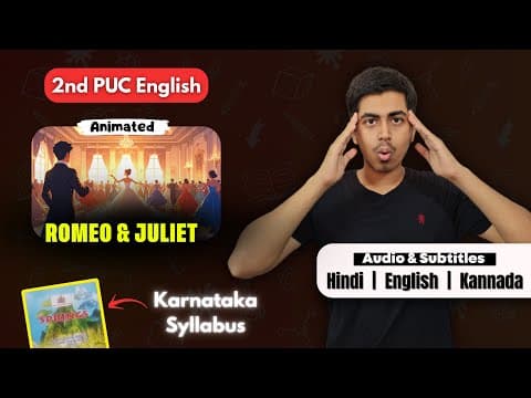 Karnataka 2nd PUC English summaries, watch on Rapid Learn's YouTube playlist