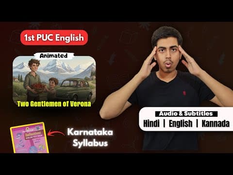 Two Gentlemen of Verona Summary | 1st PUC English