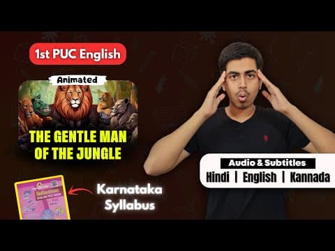 Karnataka 1st PUC English summaries, watch on Rapid Learn's YouTube playlist